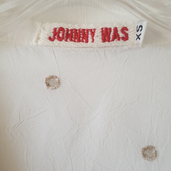 Johnny Was Collection Cherpas Embroidered Poncho - Picture 7 of 8